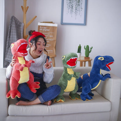 Red Green Dinosaur Plush Stuffed Toys - TOY-PLU-20801 - Qiaorong - 42shops