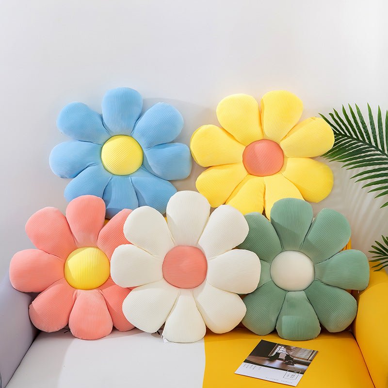 Round Petal Plush Cushion Multicolor - TOY-PLU-29501 - Rongcheng shengtong - 42shops