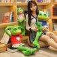 Sad Green Frog Plush Toy - TOY-PLU-28701 - yangzhouyile - 42shops
