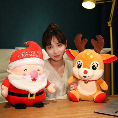Santa Claus Reindeer Plush Toy Christmas Decorations - TOY-PLU-35501 - Yangzhou jiongku - 42shops