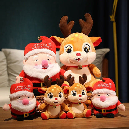 Santa Claus Reindeer Plush Toy Christmas Decorations - TOY-PLU-35501 - Yangzhou jiongku - 42shops