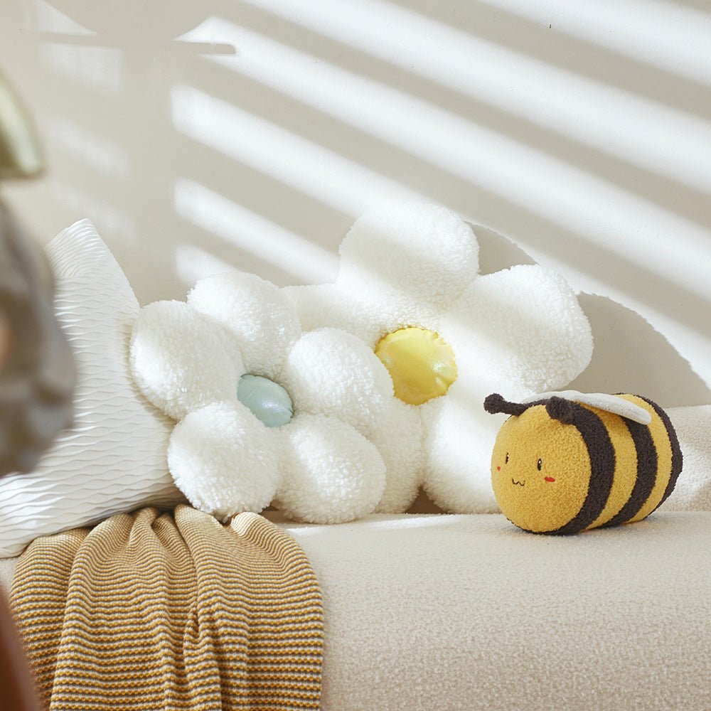 Small Daisy Pillow Bee Plush Toys Pillows - TOY-PLU-42901 - Yangzhoubishiwei - 42shops