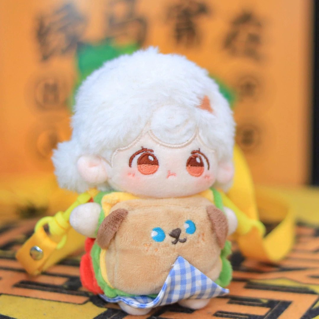 Small Starfish Cotton Doll Hot Dog Sandwich Cream Outfit - TOY-PLU-142704 - Ruawa Club - 42shops