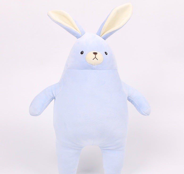 Big Cute Plush Bunny Teddy Bear Doll - The Perfect Stuffed Rabbit Soft Toy  13 Inches (Blue) - Miniwhale