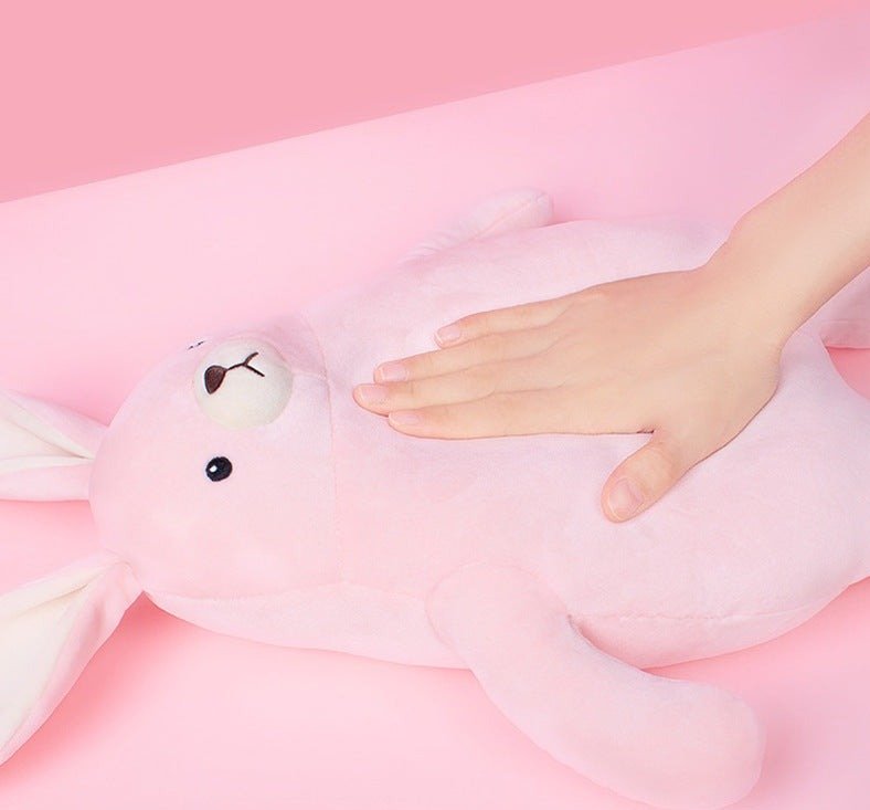 Fluffy White Bunny Plush Toys Stuffed Animals – 42shops