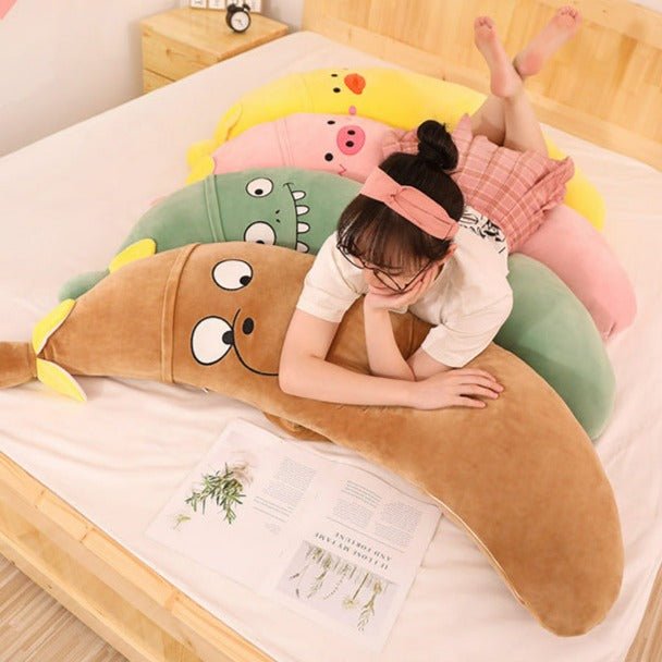 Soft Cartoon Animal Banana Plush Pillow - TOY-PLU-65910 - Yangzhouburongfang - 42shops