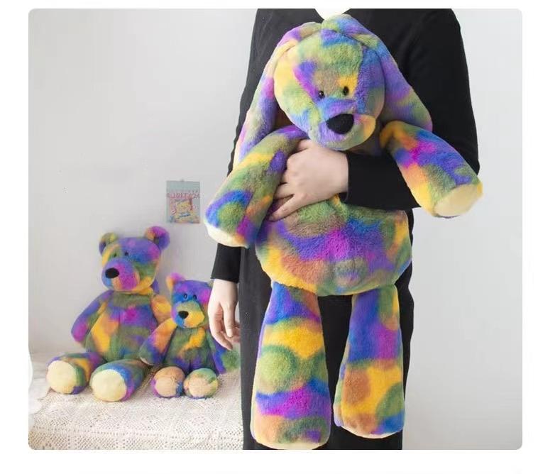 Soft Colorful Piggy Bear Bunny Plush Doll - TOY-PLU-96802 - Weifangqingdegongyi - 42shops
