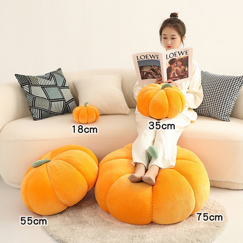 Soft Pumpkin Plush Pillow Cushions Multicolor - TOY-PLU-36913 - Yangzhouweiyang - 42shops