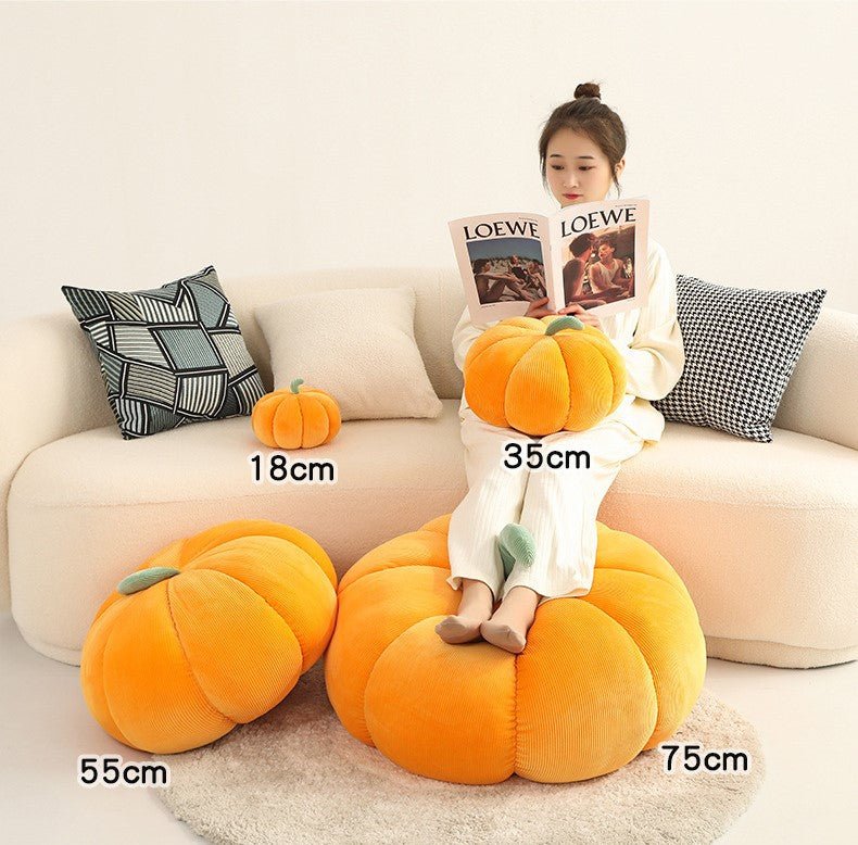 Soft Pumpkin Plush Pillow Cushions Multicolor - TOY-PLU-36913 - Yangzhouweiyang - 42shops
