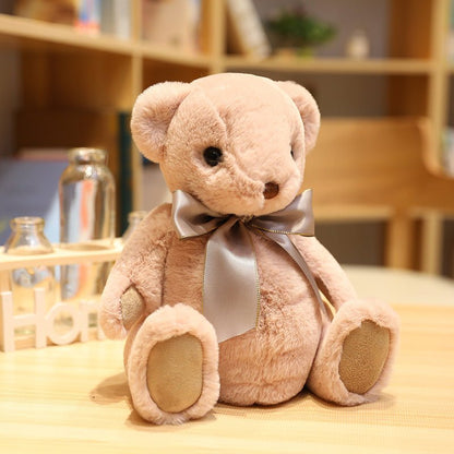 Soft Teddy Bear Plush Toy with Ribbon Bow - TOY-PLU-81901 - Yangzhoumuka - 42shops