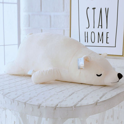 Soft White Brown Polar Bear Plush Toys - TOY-PLU-15607 - Hangjiang qianyang - 42shops