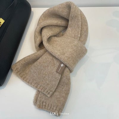 Solid Colour Wool Blended Scarf Multicolors - TOY-ACC-15301 - LAN GE - 42shops