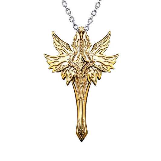 Soul Land Angelic Sword Necklace Pendant Angelic Nine Trials Ring 12190:425501