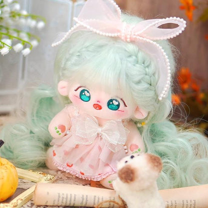 Spring Cotton Doll Clothes Sweetheart Fairy Doll Wigs 31812:381165