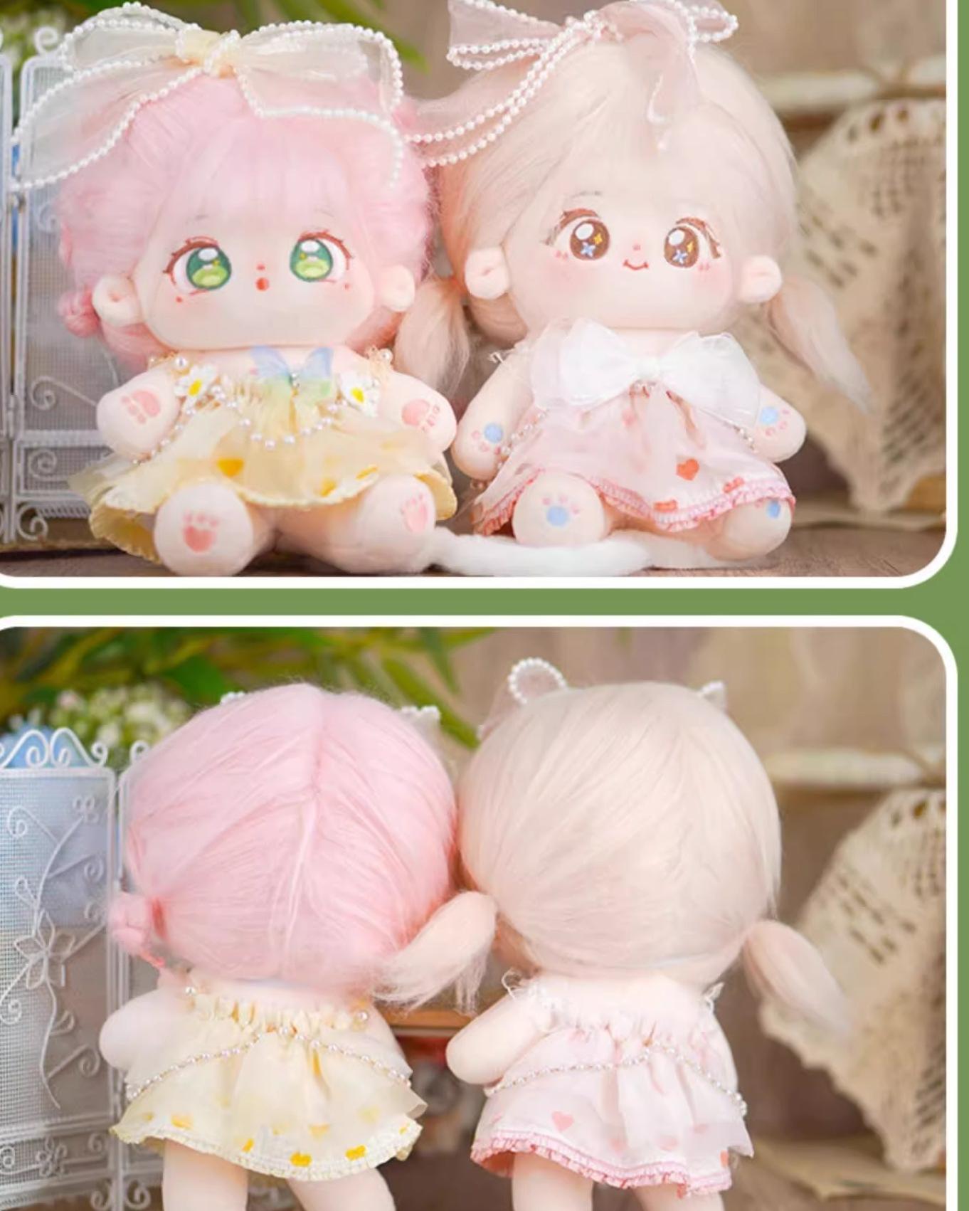 Spring Cotton Doll Clothes Sweetheart Fairy Doll Wigs 31812:381195