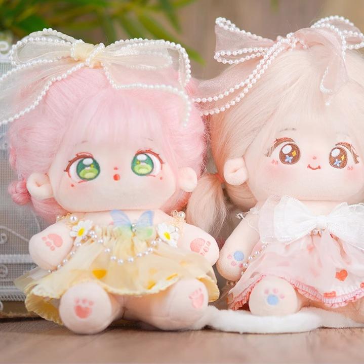 Spring Cotton Doll Clothes Sweetheart Fairy Doll Wigs 31812:381185
