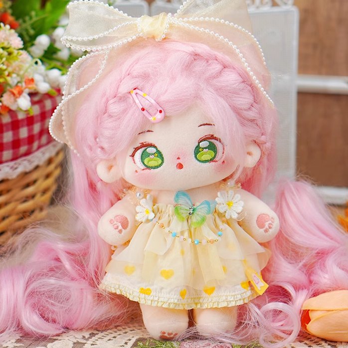 Spring Cotton Doll Clothes Sweetheart Fairy Doll Wigs 31812:381167