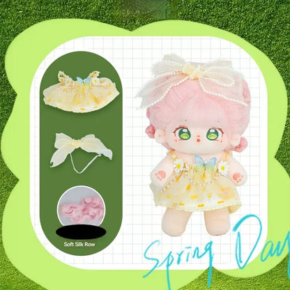 Spring Cotton Doll Clothes Sweetheart Fairy Doll Wigs 31812:381179