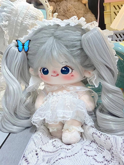Sticky Rice Cotton Doll 20cm Fluffy Hair Girl Doll - TOY-PLU-133807 - THE CARROT'S - 42shops