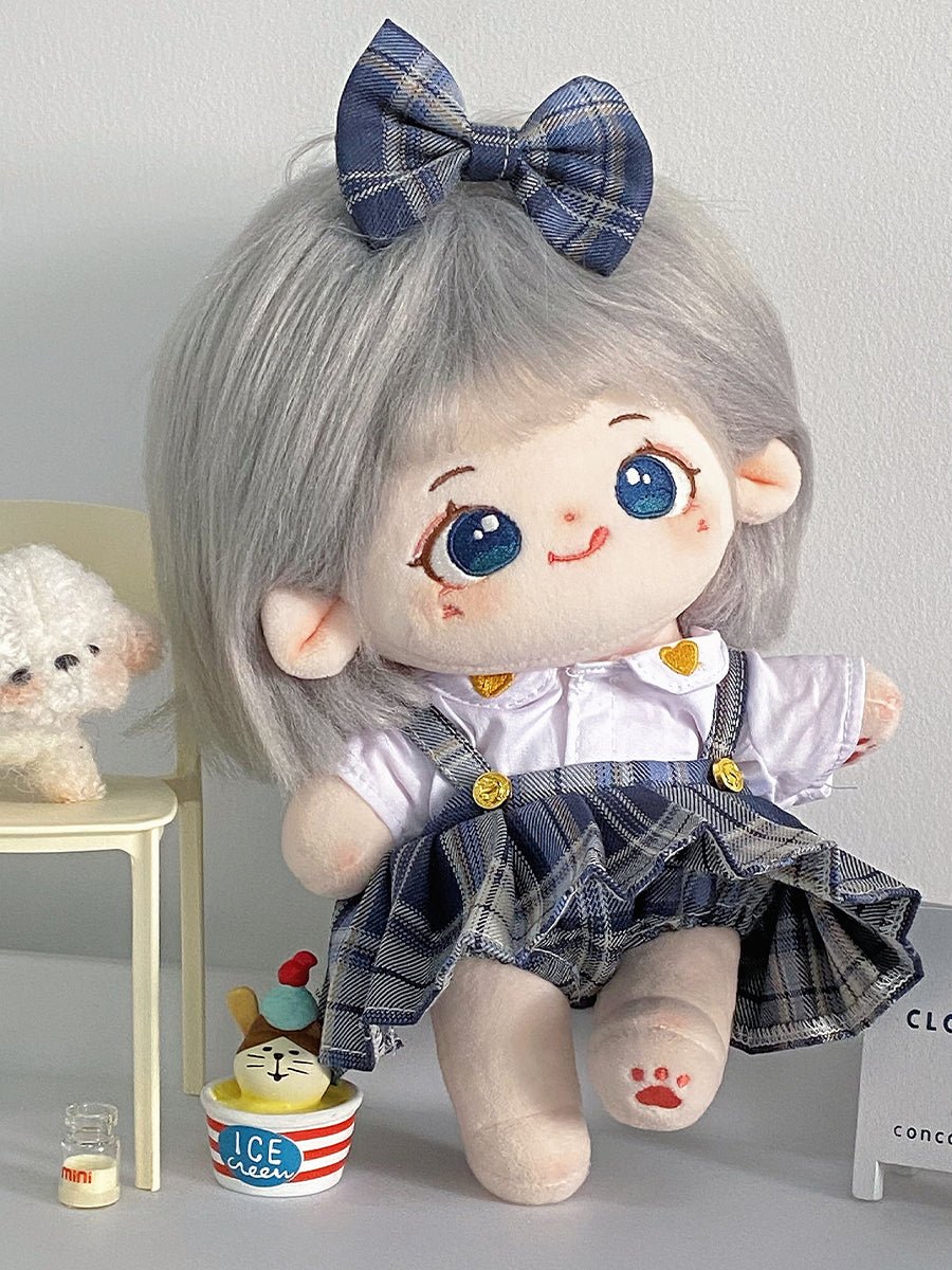 Sticky Rice Cotton Doll 20cm Fluffy Hair Girl Doll - TOY-PLU-133801 - THE CARROT'S - 42shops