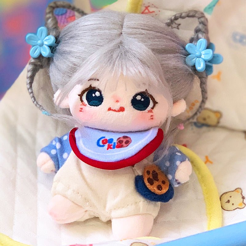 Sticky Rice Cotton Doll 20cm Fluffy Hair Girl Doll - TOY-PLU-133810 - THE CARROT'S - 42shops