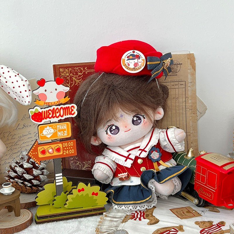 Strawberry Deer Stop Sign Cotton Doll Accessories - TOY-PLU-54601 - Strawberry universe - 42shops