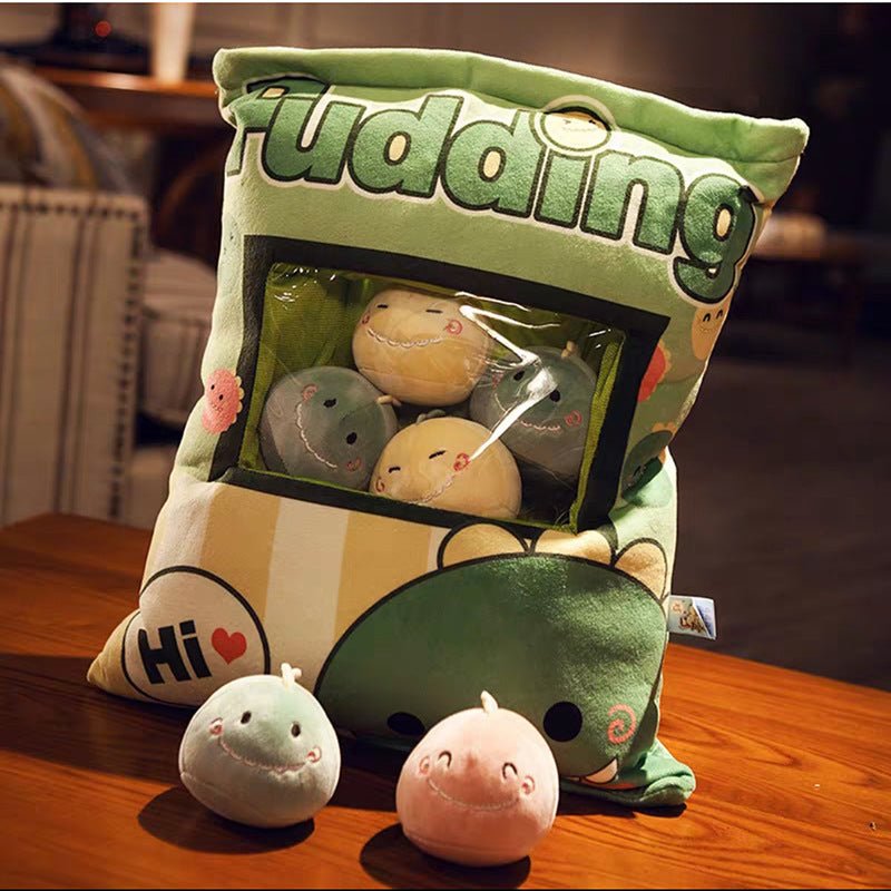 Stuffed Animal Snack Bag Cushion Toy With Small Doll - TOY-PLU-69705 - Yangzhoujiongku - 42shops
