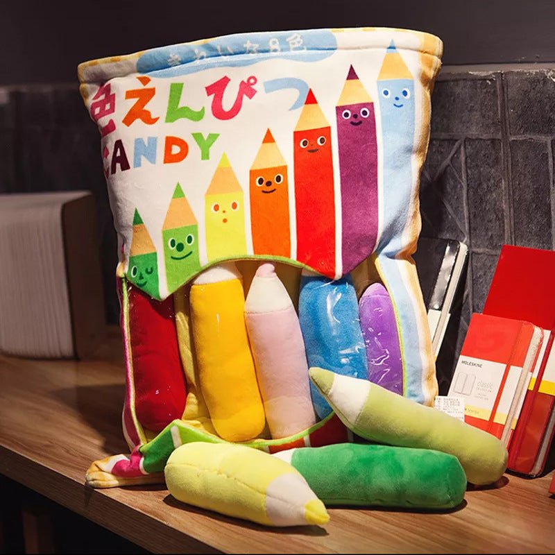 Stuffed Animal Snack Bag Cushion Toy With Small Doll - TOY-PLU-69703 - Yangzhoujiongku - 42shops
