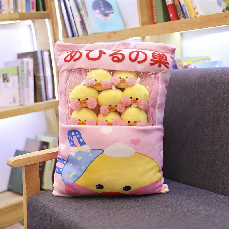 Stuffed Animal Snack Bag Cushion Toy With Small Doll - TOY-PLU-69710 - Yangzhoujiongku - 42shops