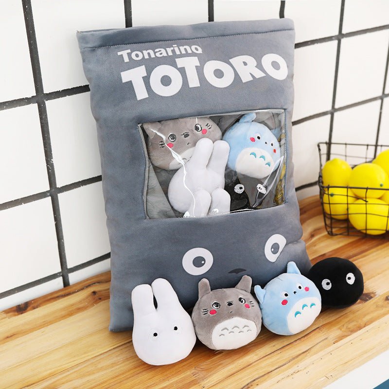 Stuffed Animal Snack Bag Cushion Toy With Small Doll - TOY-PLU-69701 - Yangzhoujiongku - 42shops