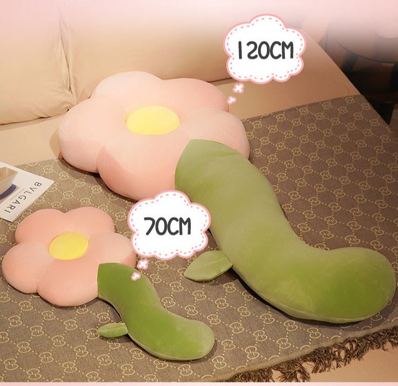 Sunflower Plush Long Pillow Cushion - TOY-PLU-40005 - Hangzhou maruisha - 42shops