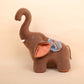Sweet Elephant Stuffed Animal Plush Toy mocha brown elephant 30 cm/11.8 inches 