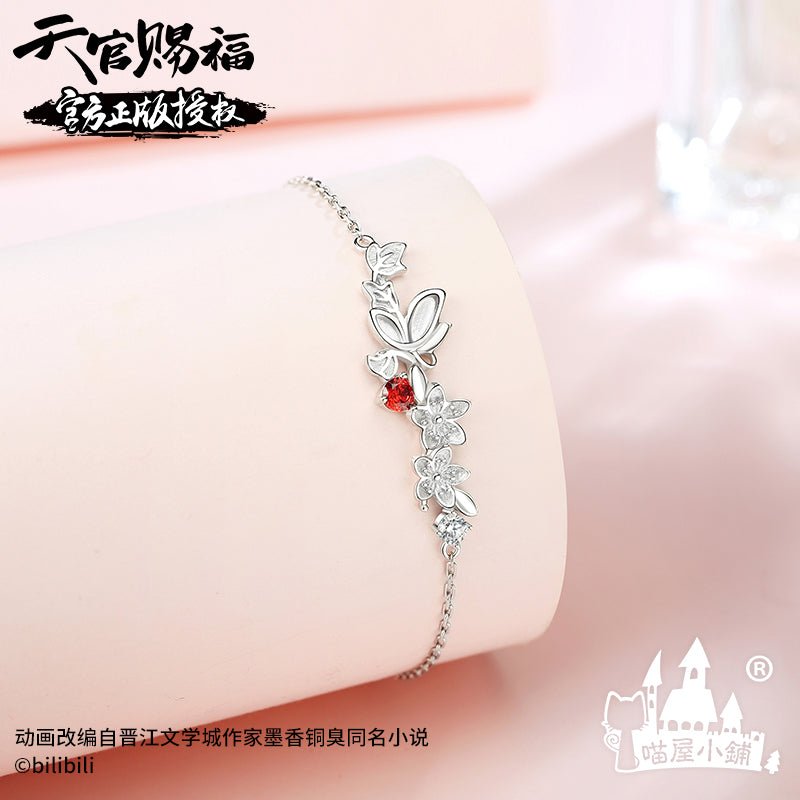 Green Ghost Bracelet Crystal Female Romantic Cherry Blossom Pendant Lucky