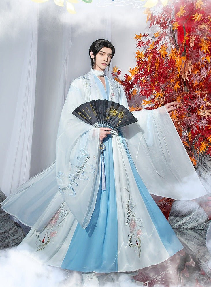 TGCF Xie Lian Embroidered Long Robe Blouse Set 15062:352025 15062:352025