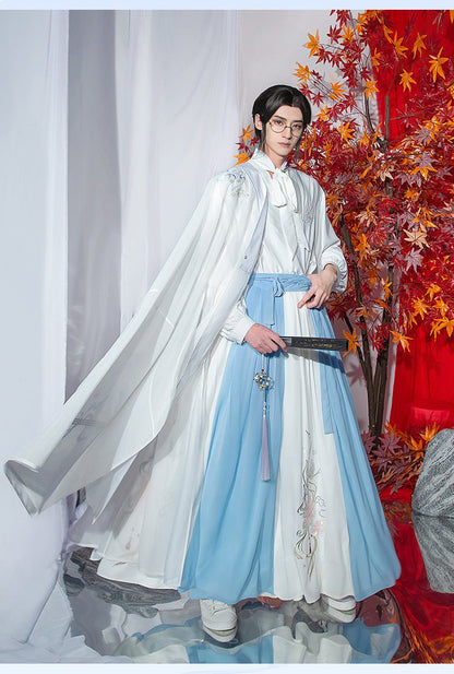 TGCF Xie Lian Embroidered Long Robe Blouse Set 15062:352035