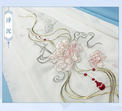 TGCF Xie Lian Embroidered Long Robe Blouse Set 15062:352055