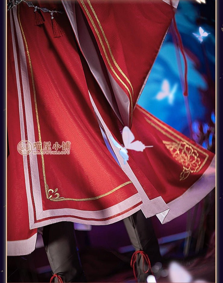 TGCF Youth Hua Cheng Red Cosplay Costume 15048:316559