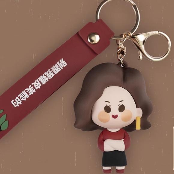 The Knockout Soft PVC Keychain Phone Bag An Xin Gao Qiqiang - TOY-ACC-68905 - MiniDoll - 42shops