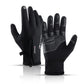 Touch Screen Winter Gloves For Outdoor Cycling black S 