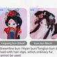 Traditional Wig and Bun Set for 20cm Cotton Dolls 20076:352161