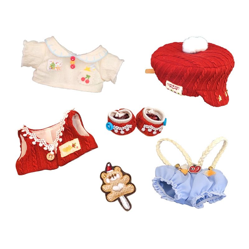 Twin Style Younger Brother And Sister Cotton Doll Clothes - TOY-ACC-57002 - Forest Animation - 42shops