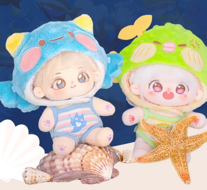 Underwater Party Fugu Sea Angel 7.9-inch Cotton Doll Clothes 20948:419851