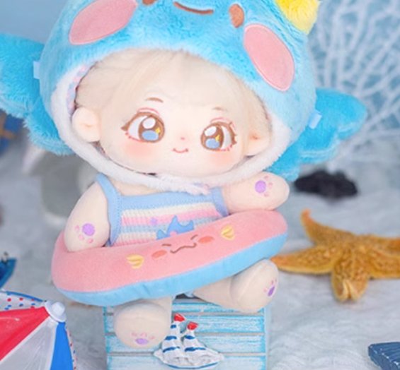 Underwater Party Fugu Sea Angel 7.9-inch Cotton Doll Clothes 20948:419855