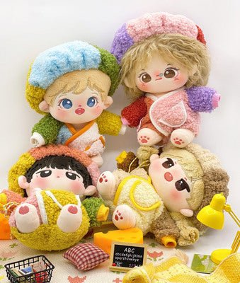 Warm Fluffy Suit Cotton Doll Clothes 5350:426673