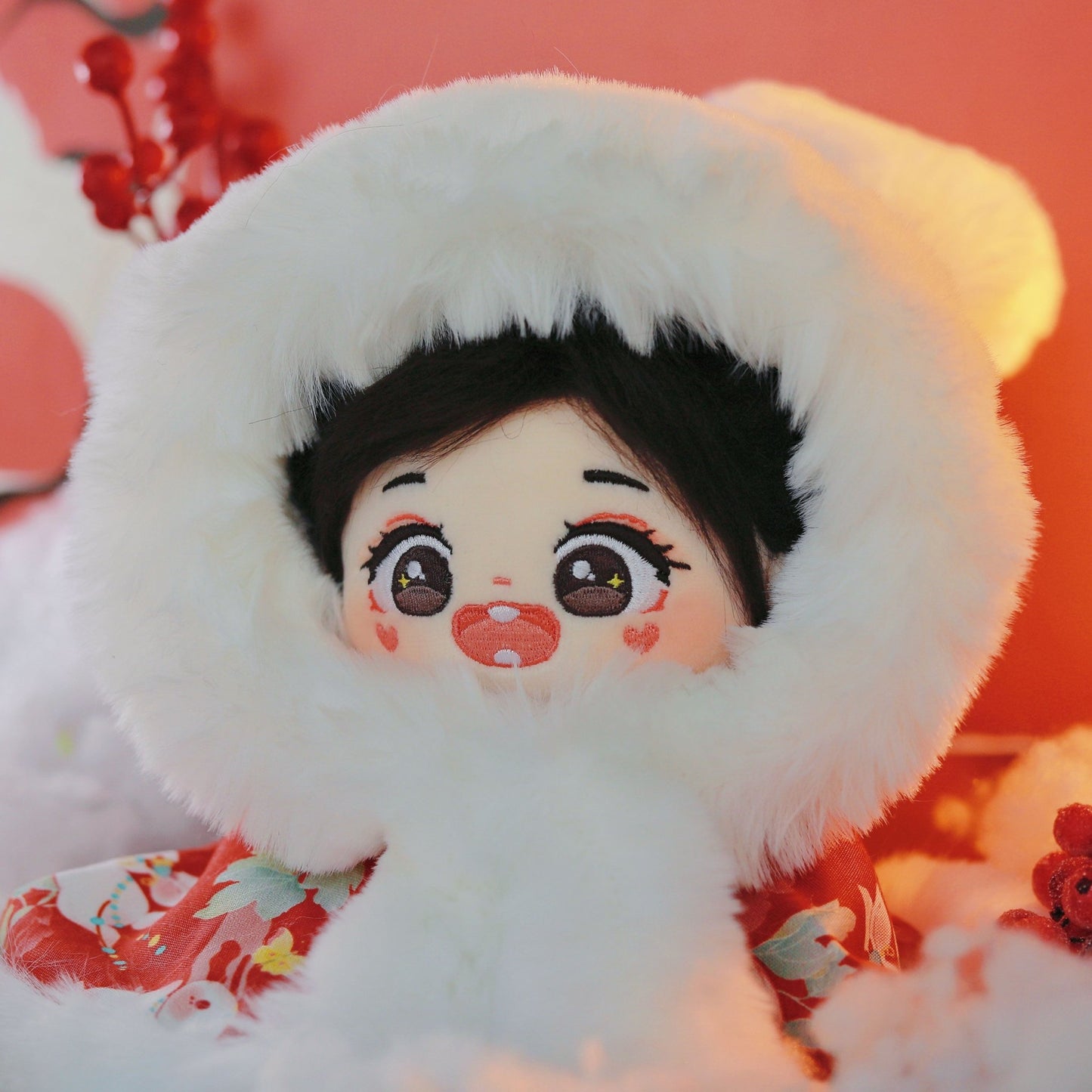 Warm Rabbit Fur Cotton Doll Clothes Cloak - TOY-PLU-105301 - Guoguoyinghua - 42shops