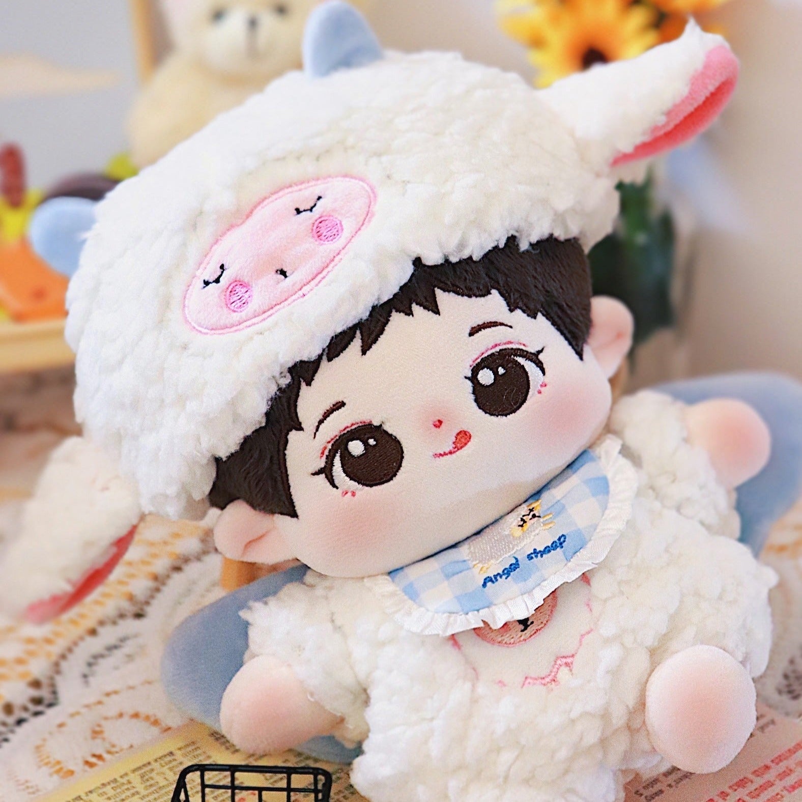 Well-Behaved Angel Sheep Set Plush Doll Clothes 5354:426661