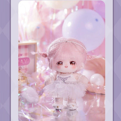 White Ballet Costume Cotton Doll Clothes - TOY-PLU-91001 - Strawberry universe - 42shops
