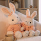 White Brown British Style Bunny Plush Toys - TOY-PLU-34001 - Yangzhou yuanlong - 42shops