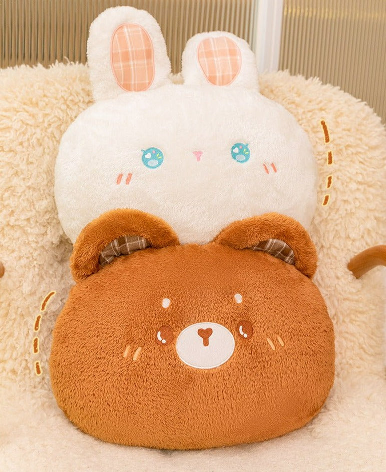 White Bunny Brown Bear Plush Pillows - TOY-PLU-13201 - waiguachupin - 42shops