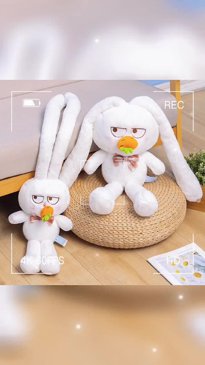White Bunny Plush Toys Long Ears Rabbit Doll - TOY-PLU-30101 - yangzhouyile - 42shops